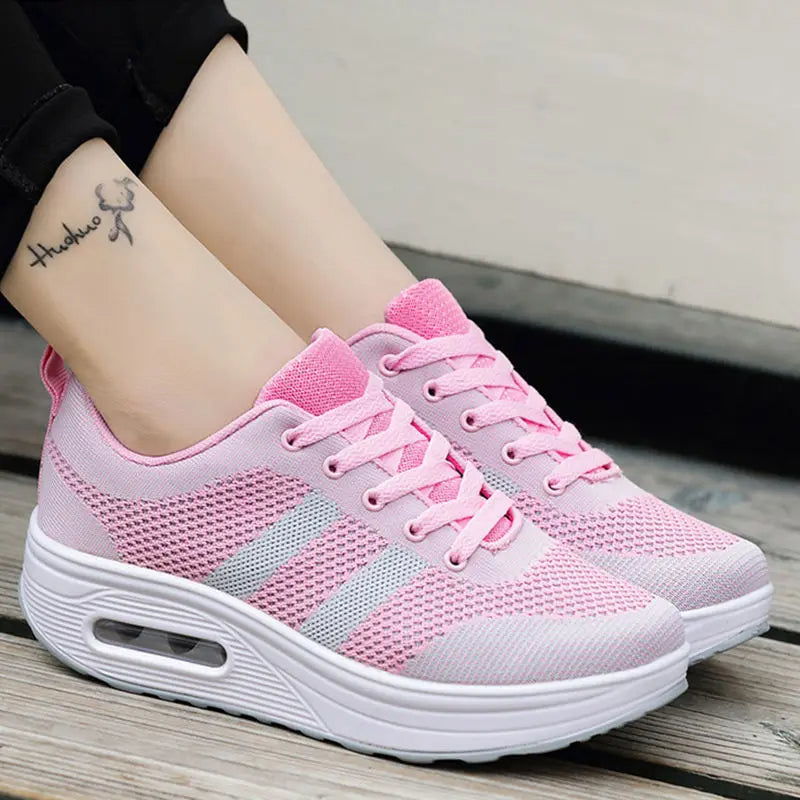 Patri- Baskets orthopédiques en maille tissée léger pour femmes