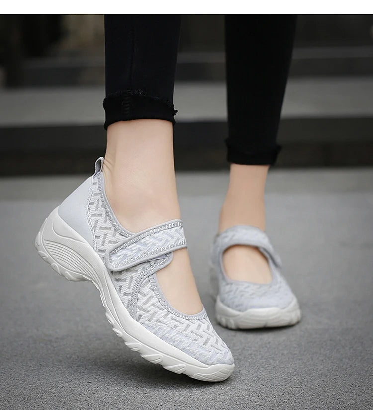 Doris- Chaussures confortable et décontractées en maille respirante pour femmes