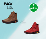 OY- Bottines chaudes et antidérapantes pour femmes