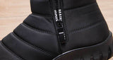 CHERY- Bottines de neige zippées en coton chaud pour femmes