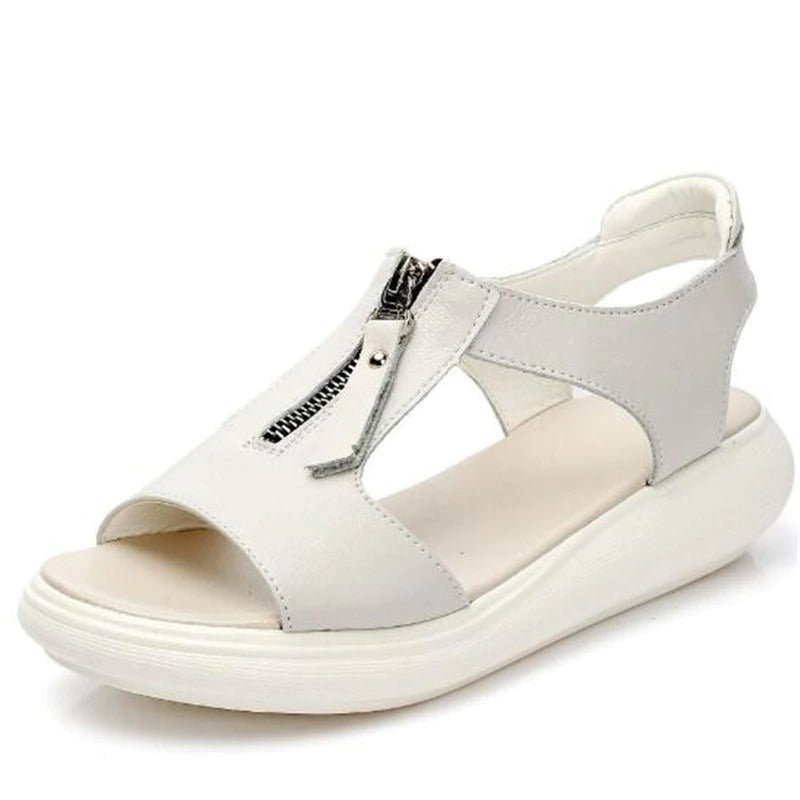 LINNA-Sandales en cuir confortables & élégantes