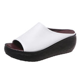 Leonie- Sandales à semelle en cuir pour femmes